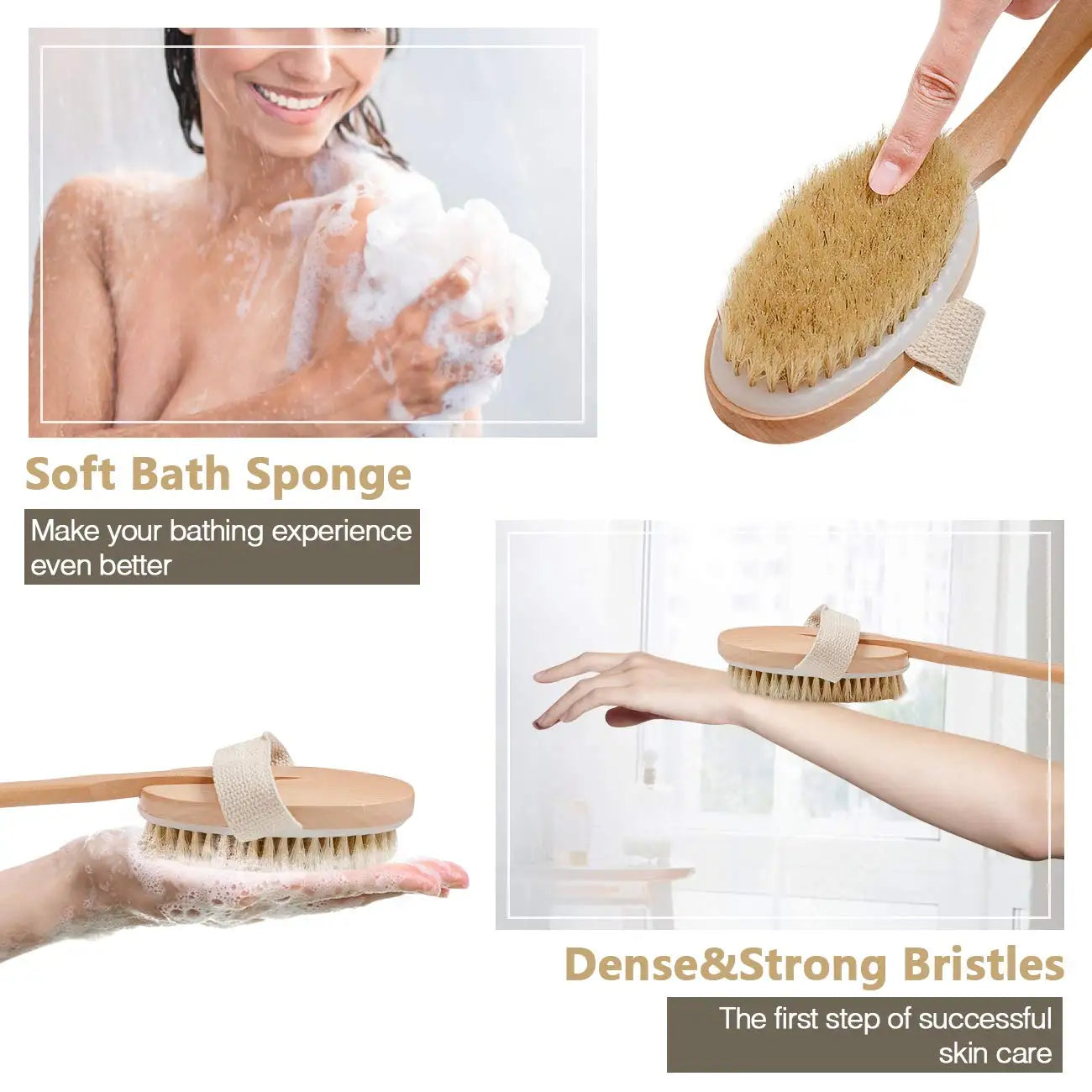 Mycustomary Horsehair Massage Brush ™